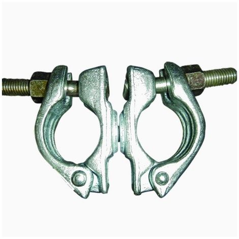 Rotating scaffolding clamp