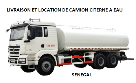 Water tanker Sale and delivery of water in Dakar and everywhere in Senegal